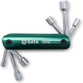 SATA 6-Piece Folding Nut Drivers (Metric) - ST09147